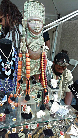 African Arts Festival vendor